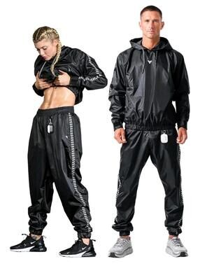 NWT Elite Sports Sauna Suit Sweatsuit for Weight Loss Men Women Size 4XL New